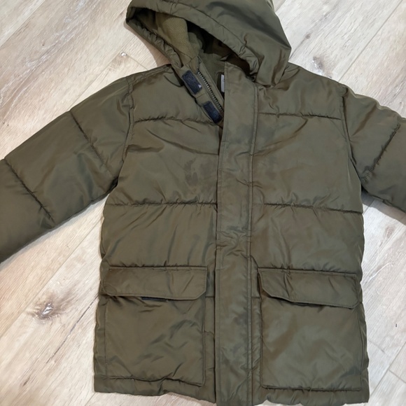Old Navy jacket army Green boys Large 10-12 - Picture 2 of 3
